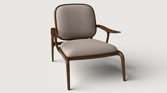 Eileen armchair 3D model 3