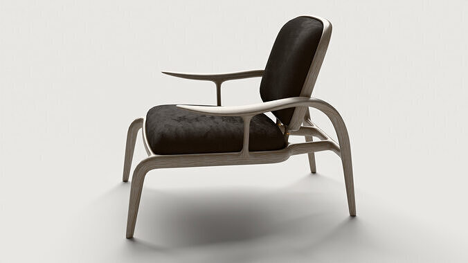 Eileen armchair 3D model 6