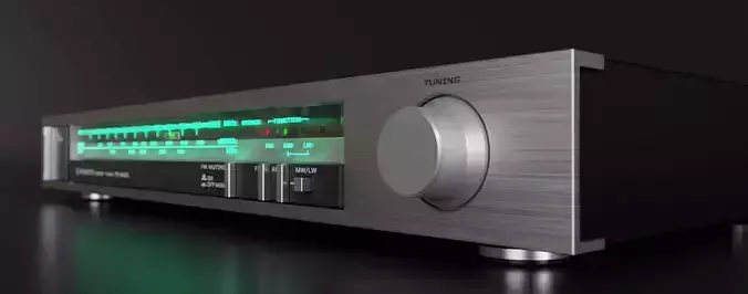 Japanese Vintage Tuner 009 3D model