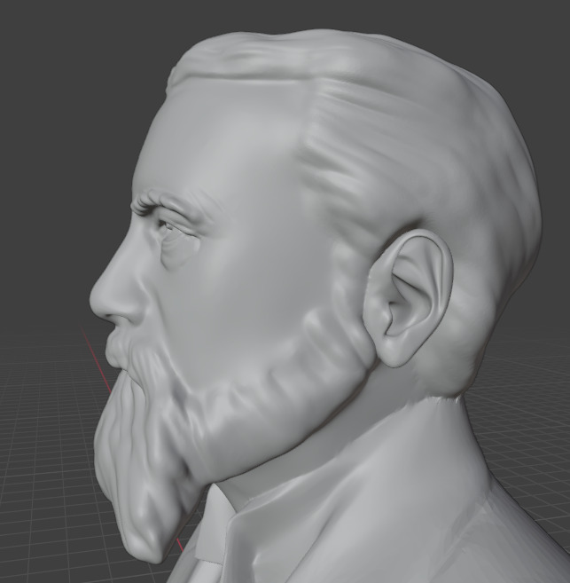 Charles Sanders Peirce 3D print model_9