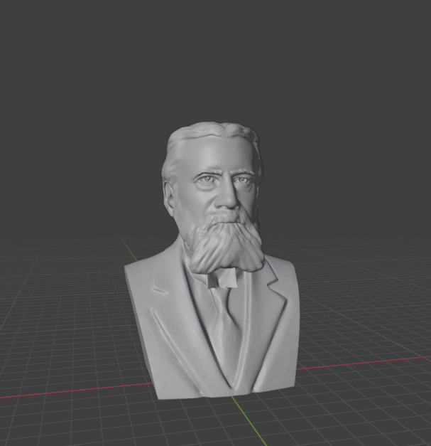 Charles Sanders Peirce 3D print model_12