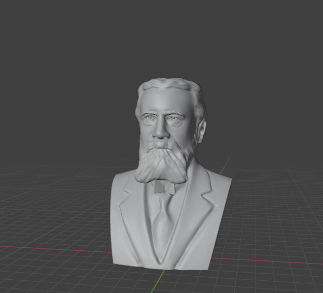 Charles Sanders Peirce 3D print model_10