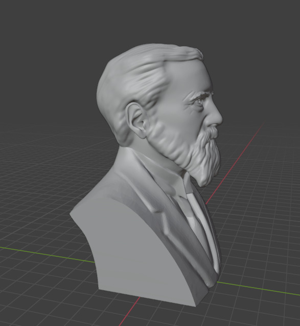Charles Sanders Peirce 3D print model_17