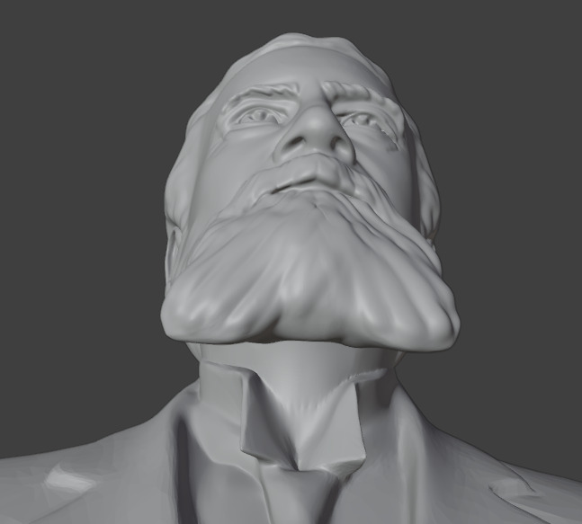 Charles Sanders Peirce 3D print model_7