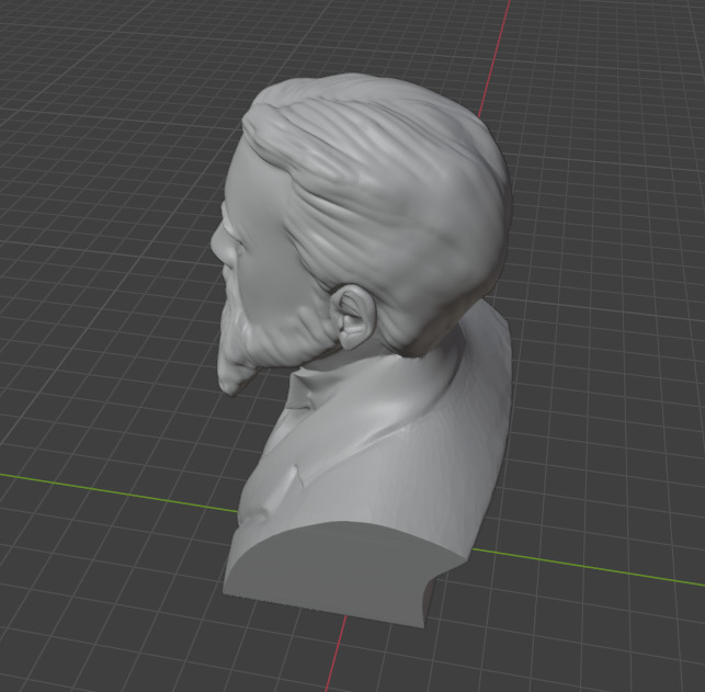 Charles Sanders Peirce 3D print model_21