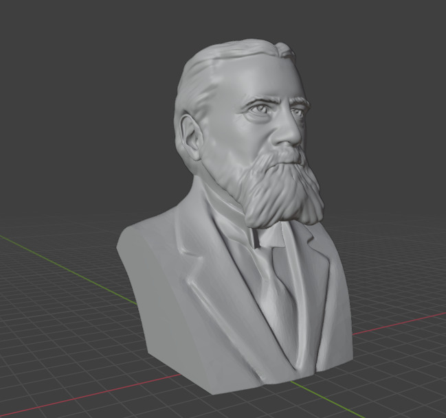 Charles Sanders Peirce 3D print model_16