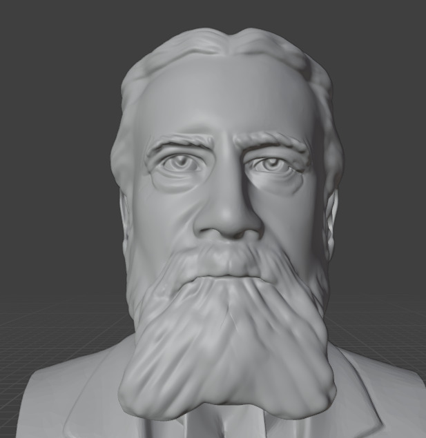 Charles Sanders Peirce 3D print model_1