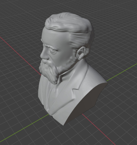 Charles Sanders Peirce 3D print model_2