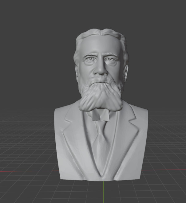 Charles Sanders Peirce 3D print model_11