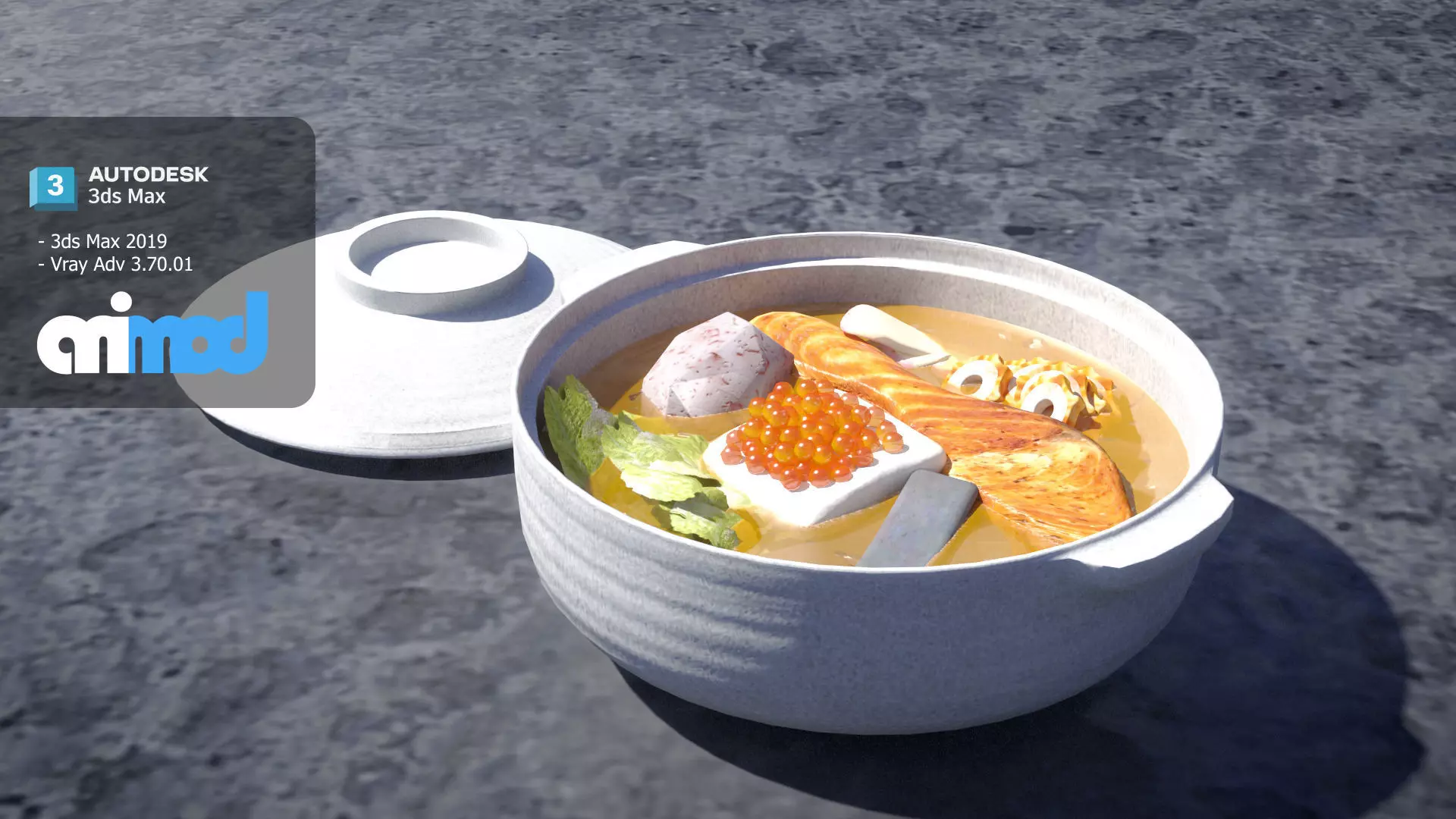 Japanese Hot Pot 3D model