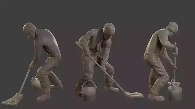 1900 Antartic Sailor ANS1 013 3D print model