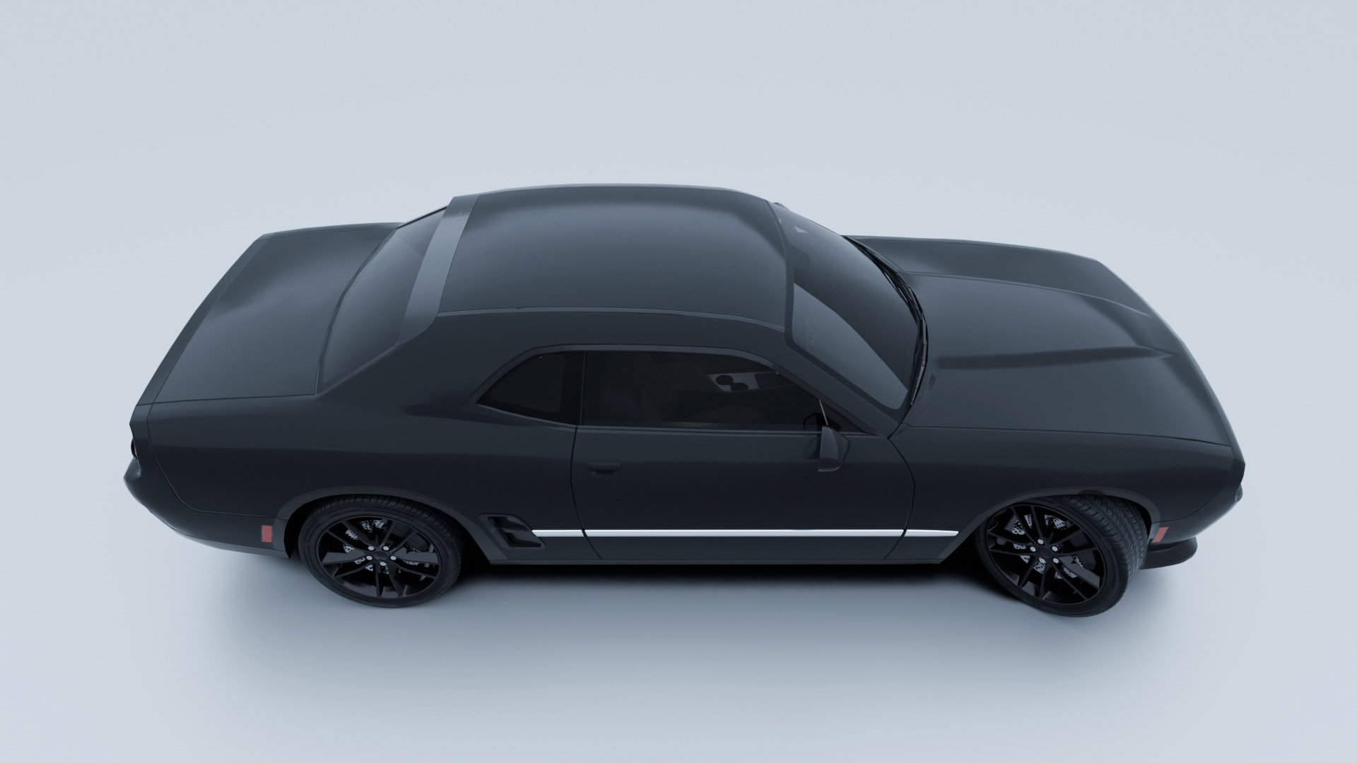 Muscle Car 1 - Game Ready Vehicle Low-poly 3D model_21