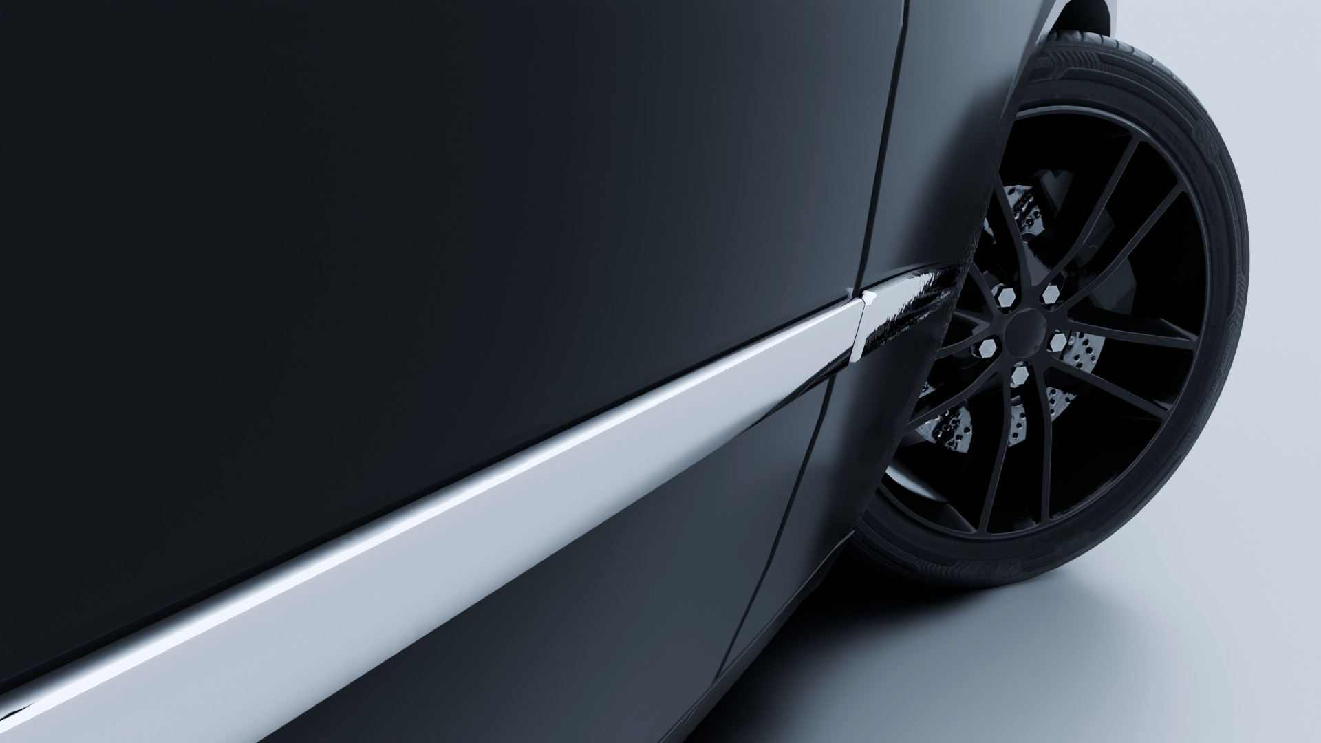 Muscle Car 1 - Game Ready Vehicle Low-poly 3D model_23