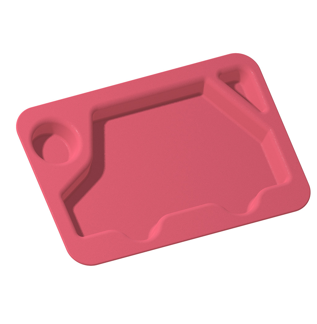 Kids Car Dinner Plate 3D print model_2