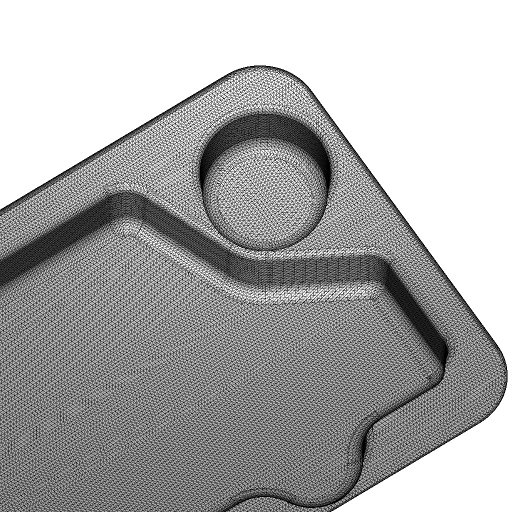 Kids Car Dinner Plate 3D print model_5