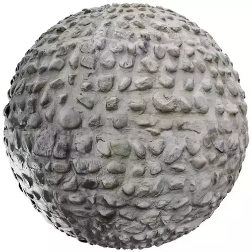  PBR Stone Texture 07 - River Rock and Pebble Stone - 4K Scanned