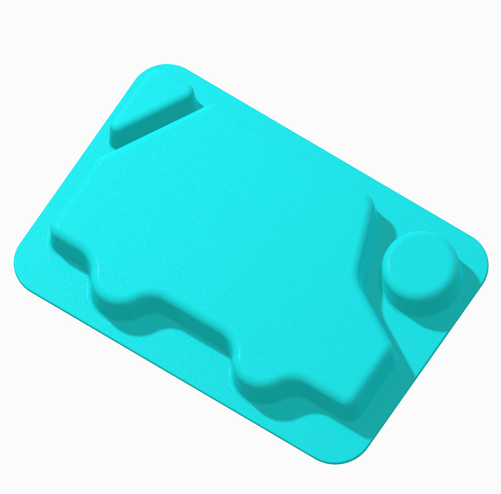 Kids Car Partition Plate 3D print model_3