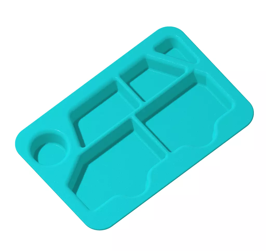 Kids Car Partition Plate 3D print model_0
