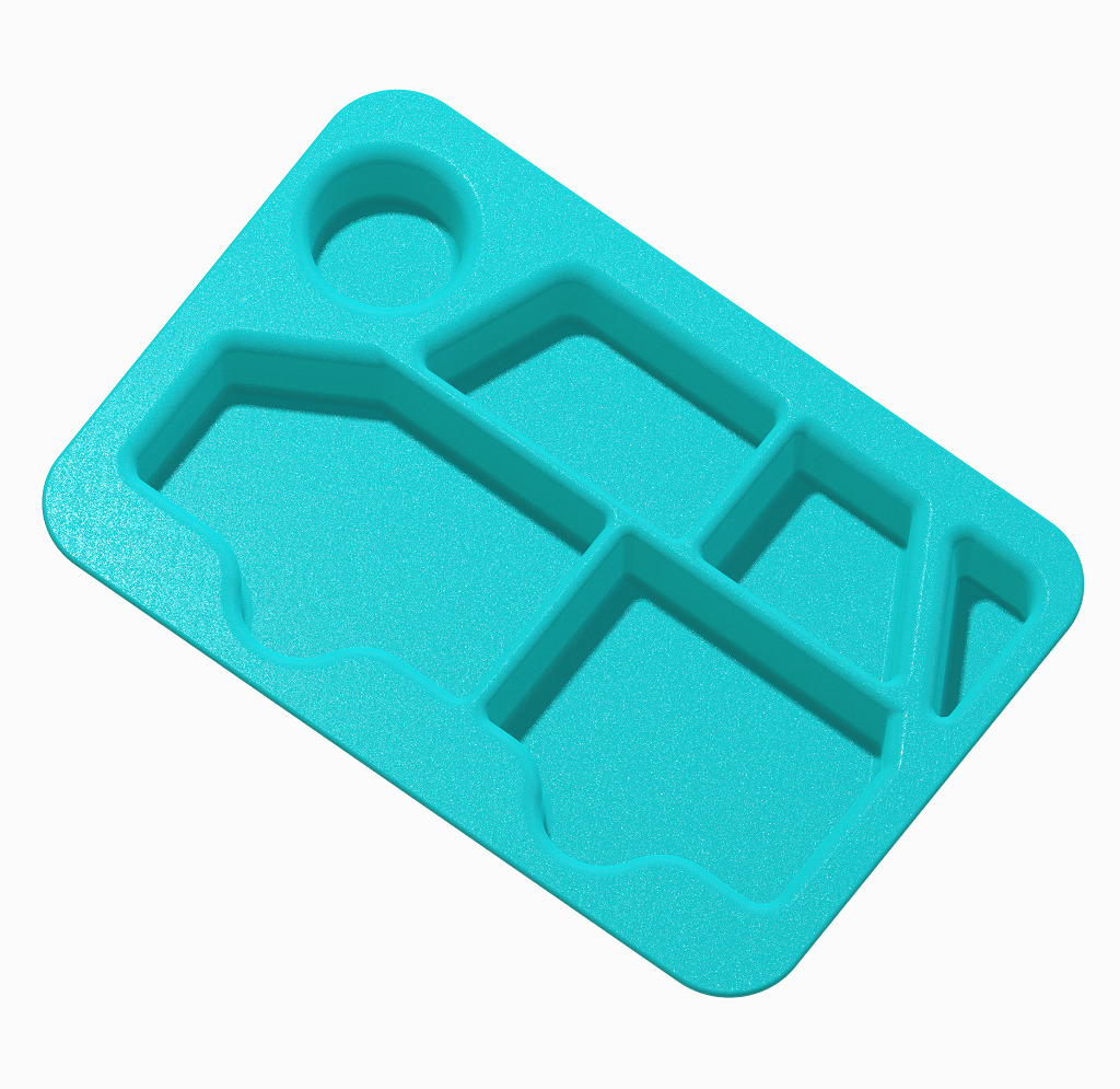 Kids Car Partition Plate 3D print model_1