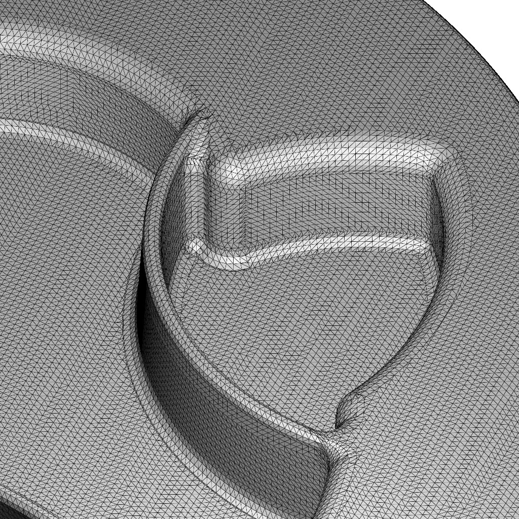 Cartoon Kids Partition Plate 3D print model_5