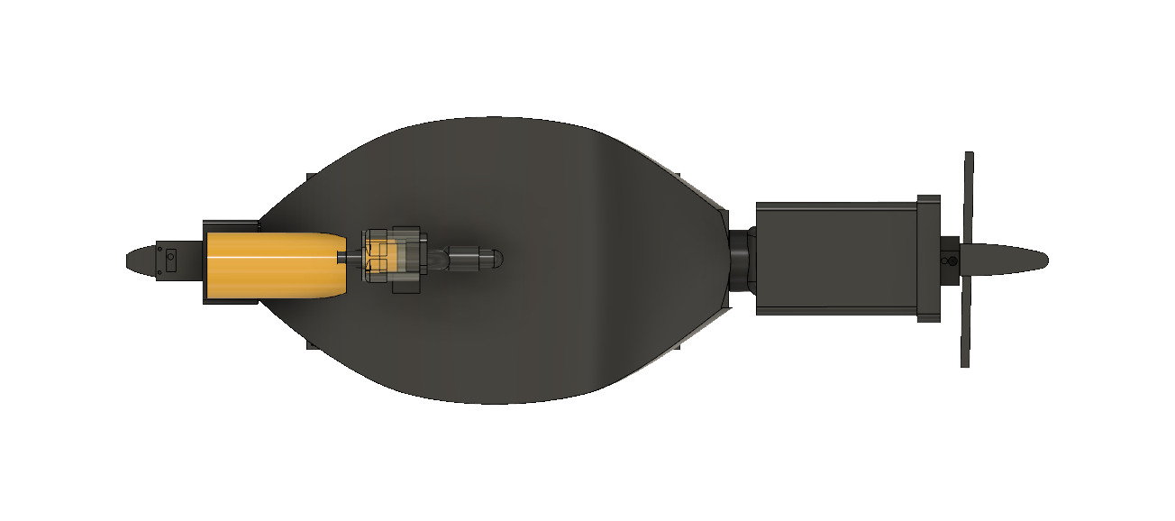 Submarine drone chassis 3D print model 3D print model_22