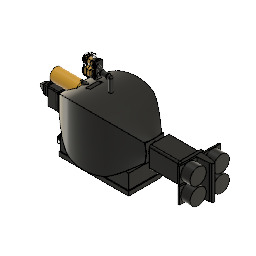 Submarine drone chassis 3D print model 3D print model_41