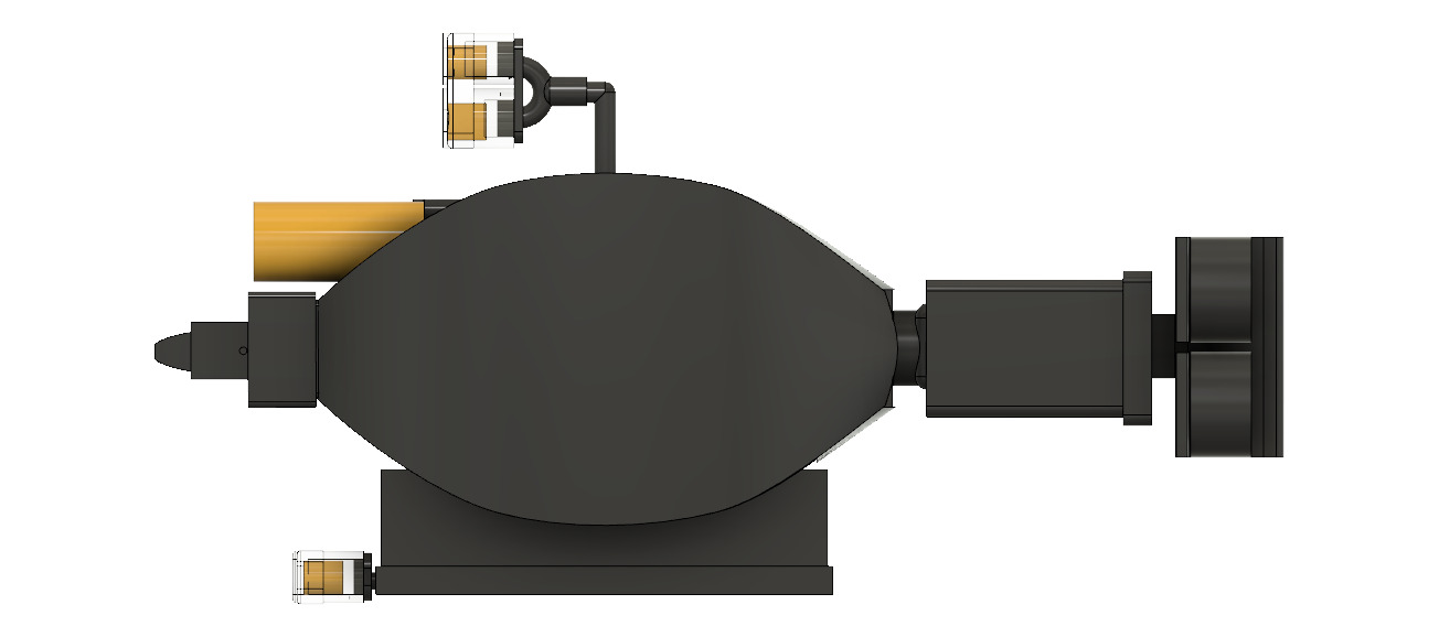 Submarine drone chassis 3D print model 3D print model_40