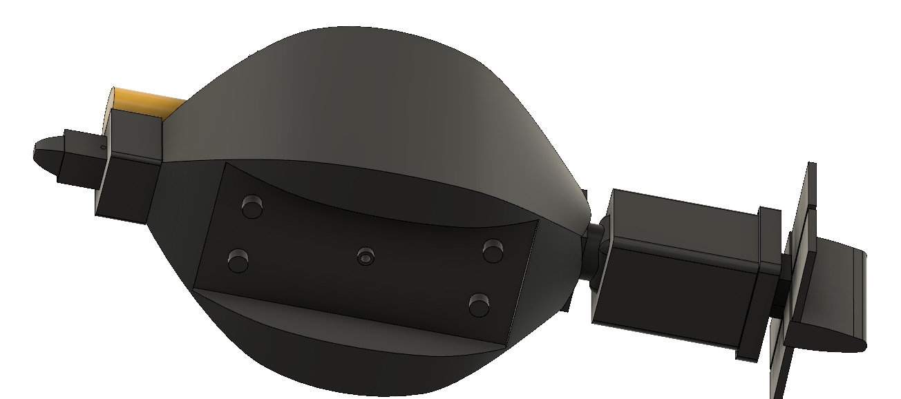 Submarine drone chassis 3D print model 3D print model_38