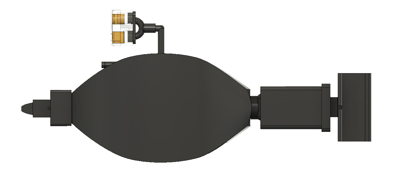 Submarine drone chassis 3D print model 3D print model_43