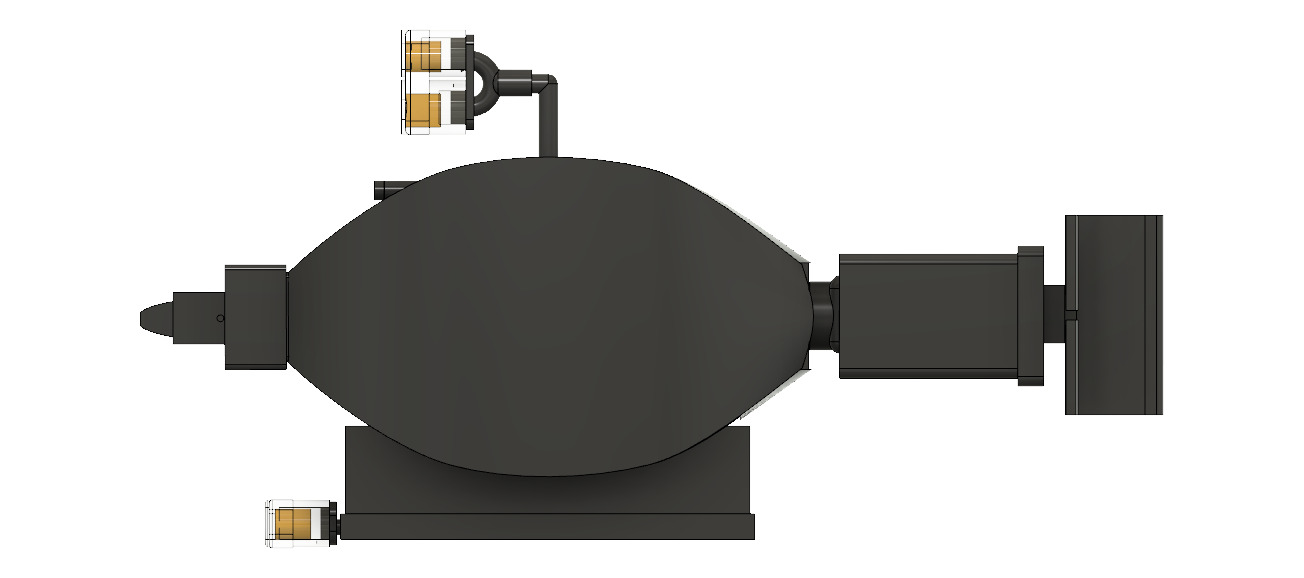 Submarine drone chassis 3D print model 3D print model_44