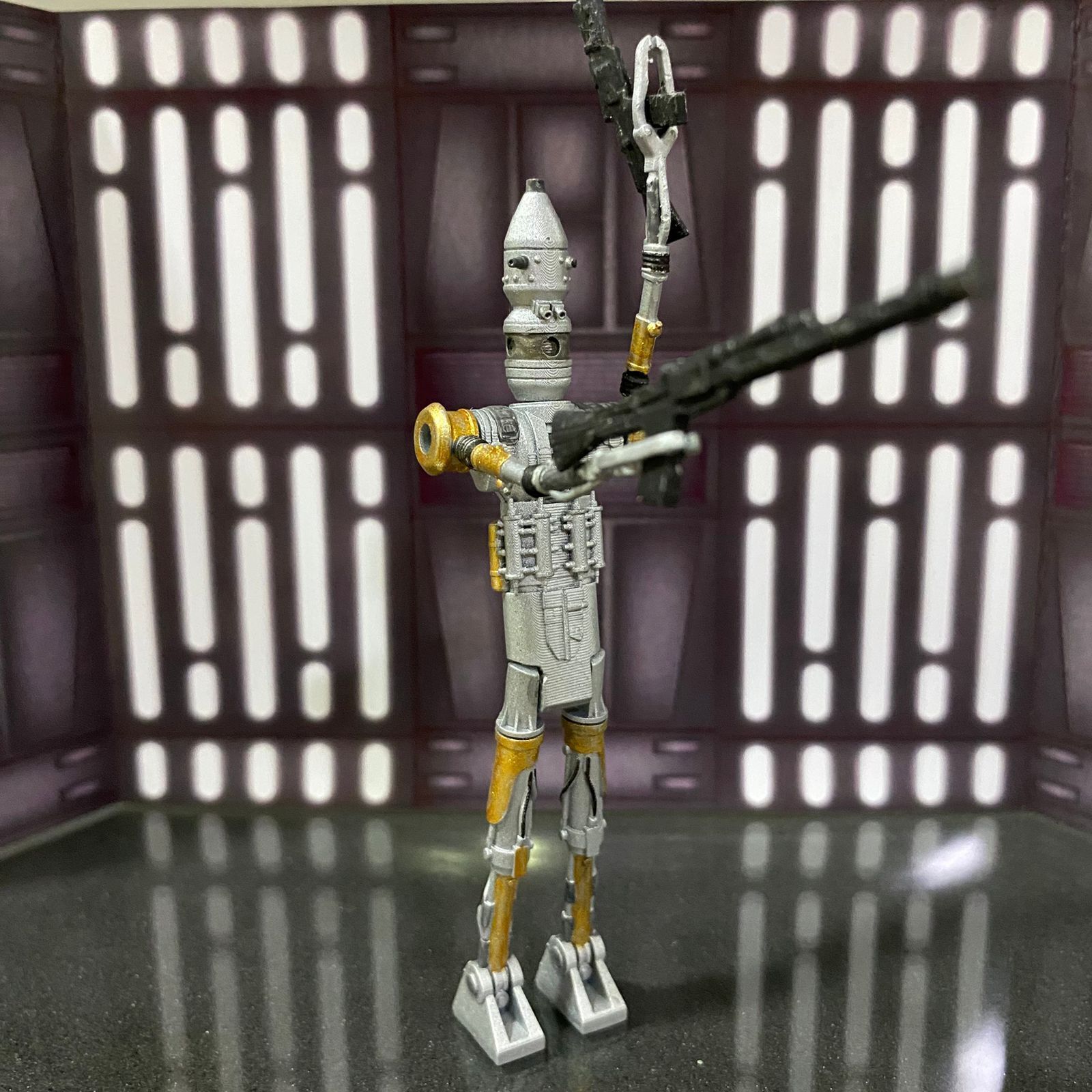 ig88 droid star wars vintage toy 3D print model_4