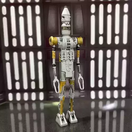 ig88 droid star wars vintage toy 3D print model
