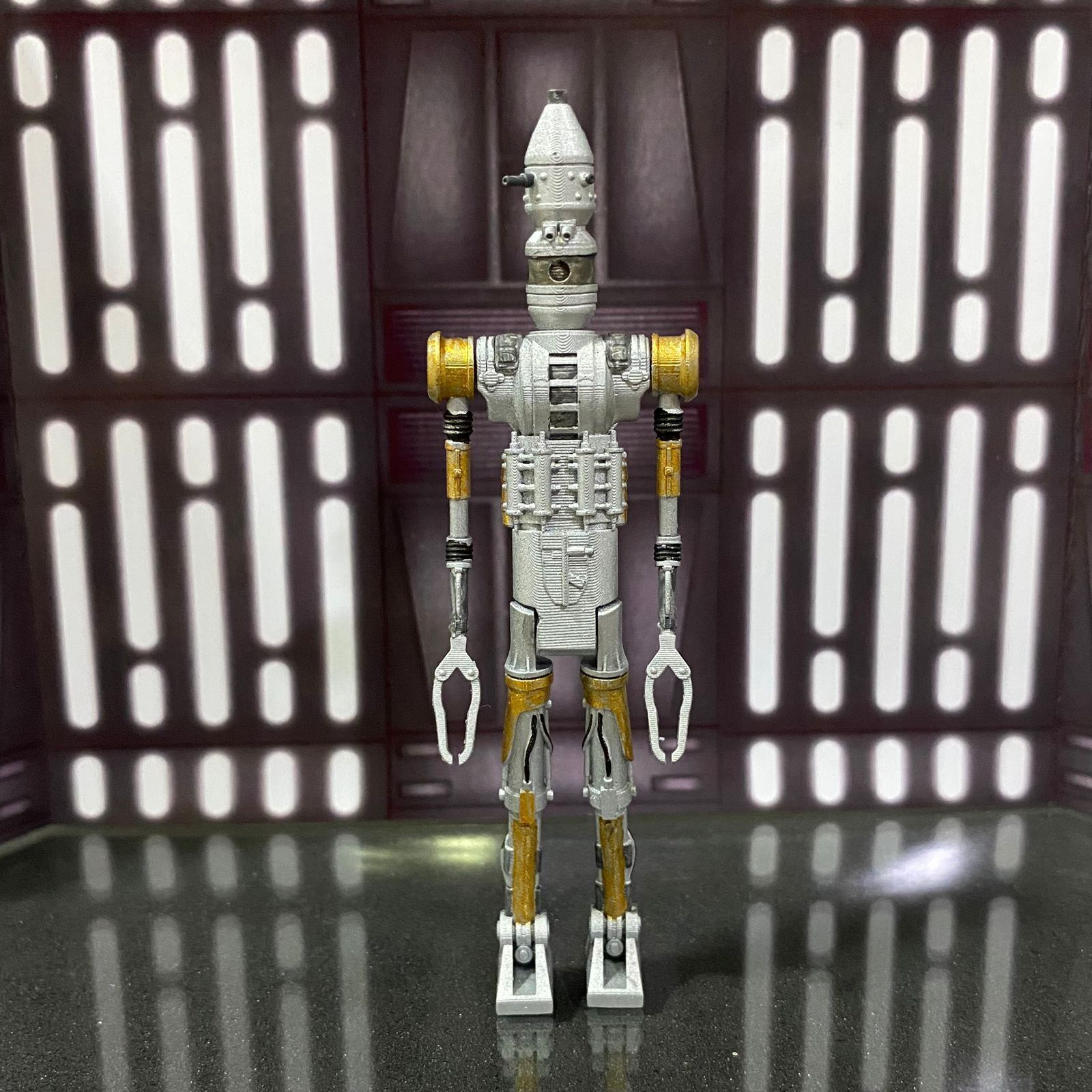 ig88 droid star wars vintage toy 3D print model_1