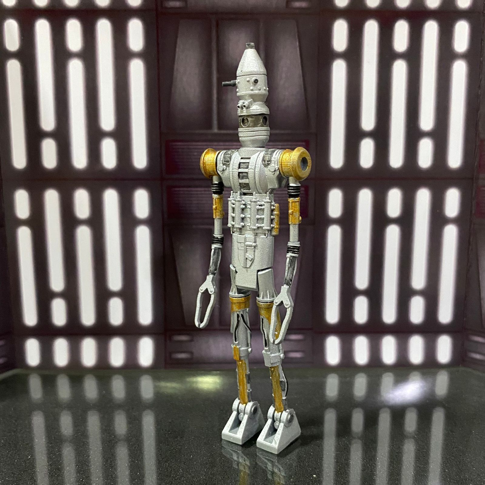 ig88 droid star wars vintage toy 3D print model_2