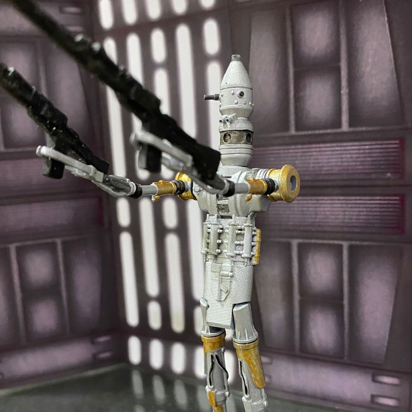 ig88 droid star wars vintage toy 3D print model_6