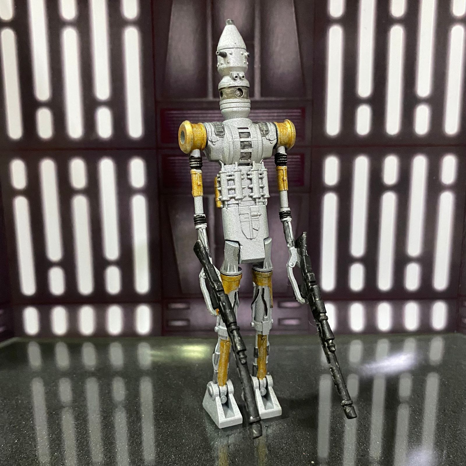 ig88 droid star wars vintage toy 3D print model_7