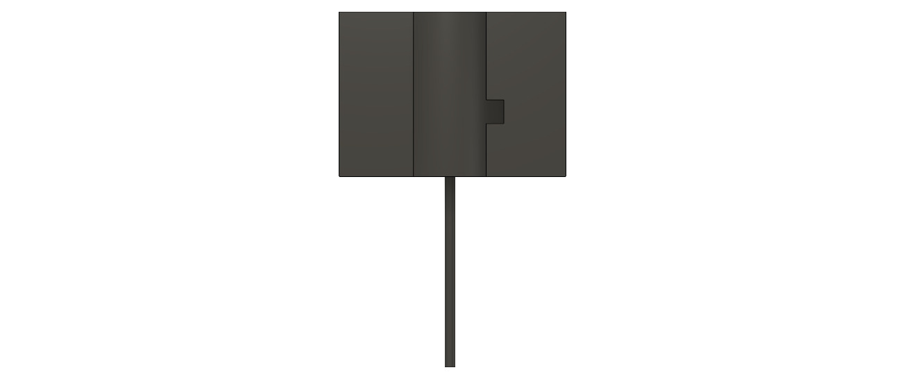 Security keypad chassis 3D print model 3D print model_23