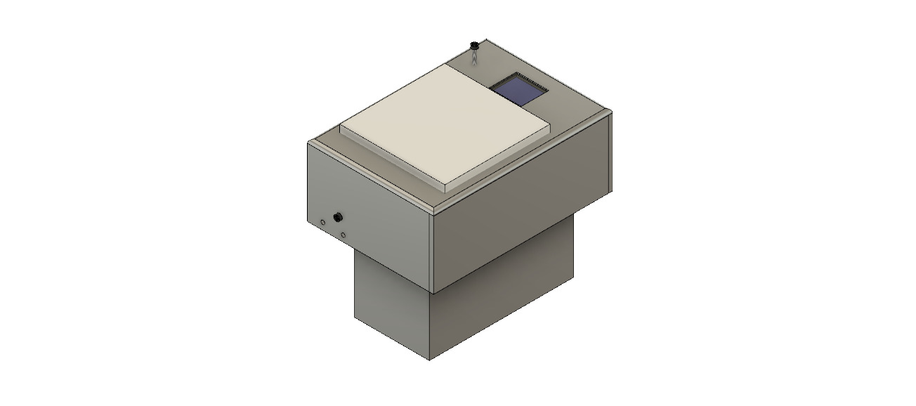 Security keypad chassis 3D print model 3D print model_15