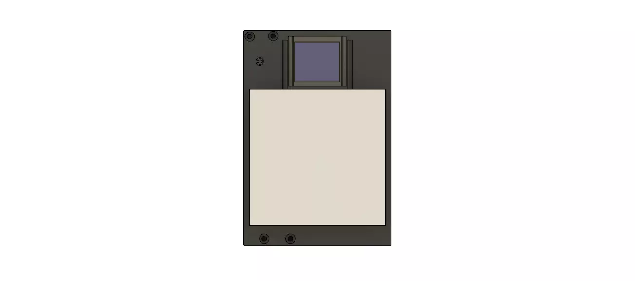 Security keypad chassis 3D print model 3D print model_0