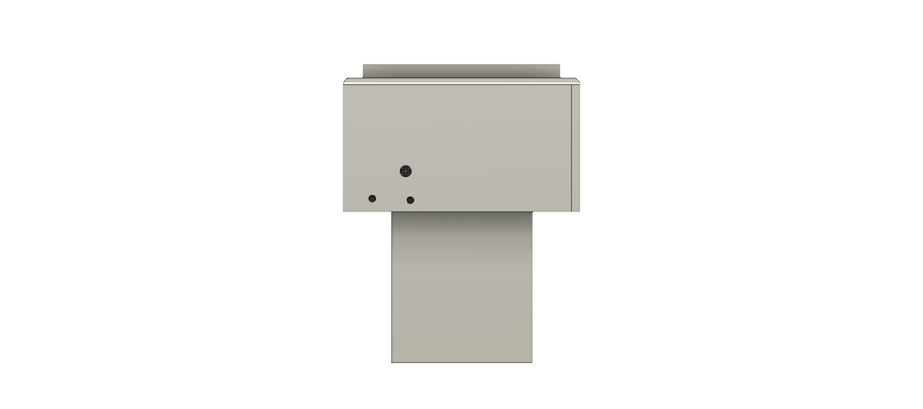 Security keypad chassis 3D print model 3D print model_16