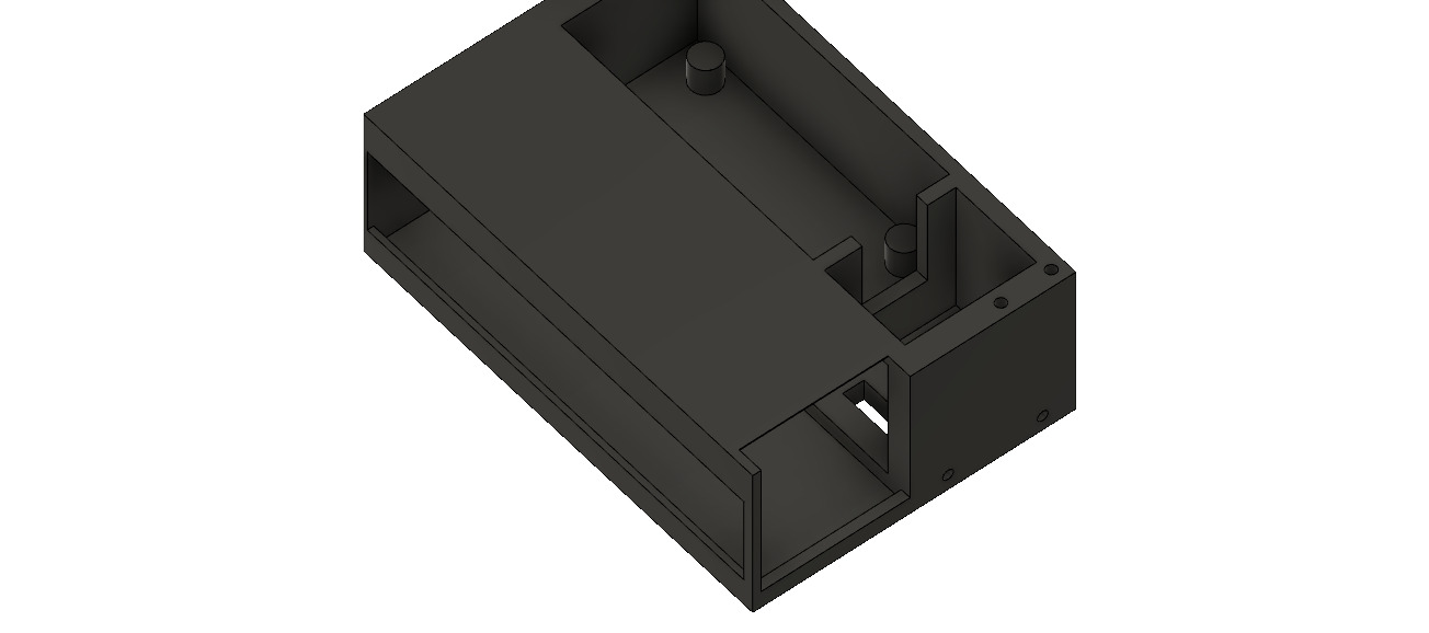 Security keypad chassis 3D print model 3D print model_7