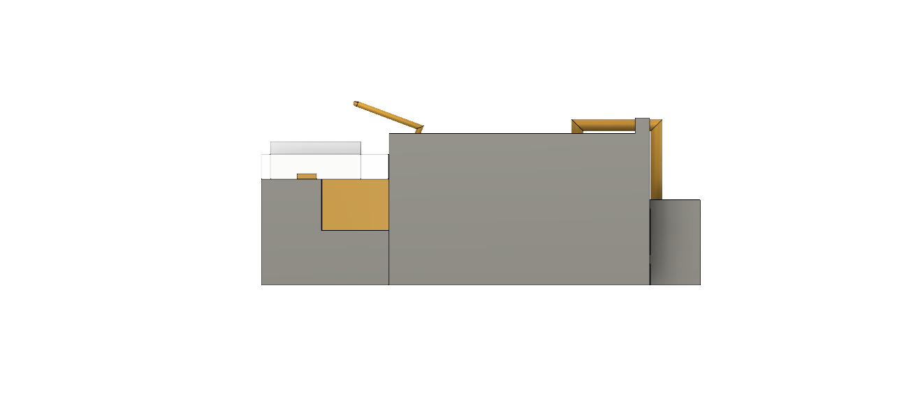 Instant coffee machine chassis 3D print model 3D print model_16