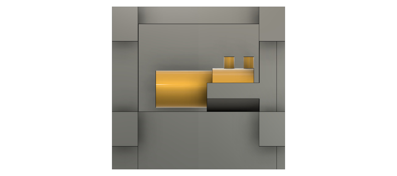 Instant coffee machine chassis 3D print model 3D print model_25