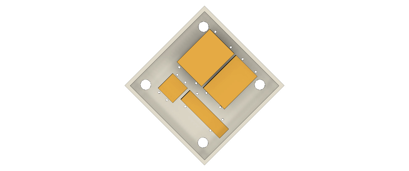 Agricultural Spray Drone chassis 3D print model 3D print model_11