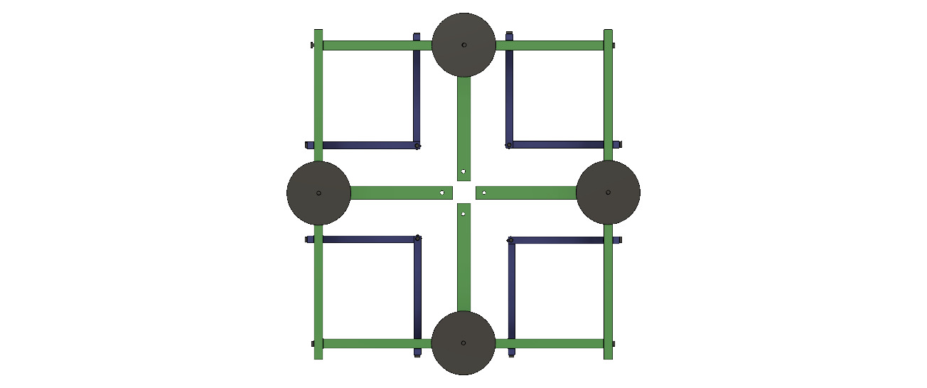 Agricultural Spray Drone chassis 3D print model 3D print model_22