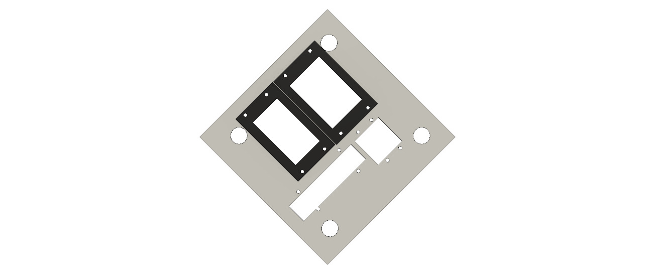 Agricultural Spray Drone chassis 3D print model 3D print model_10