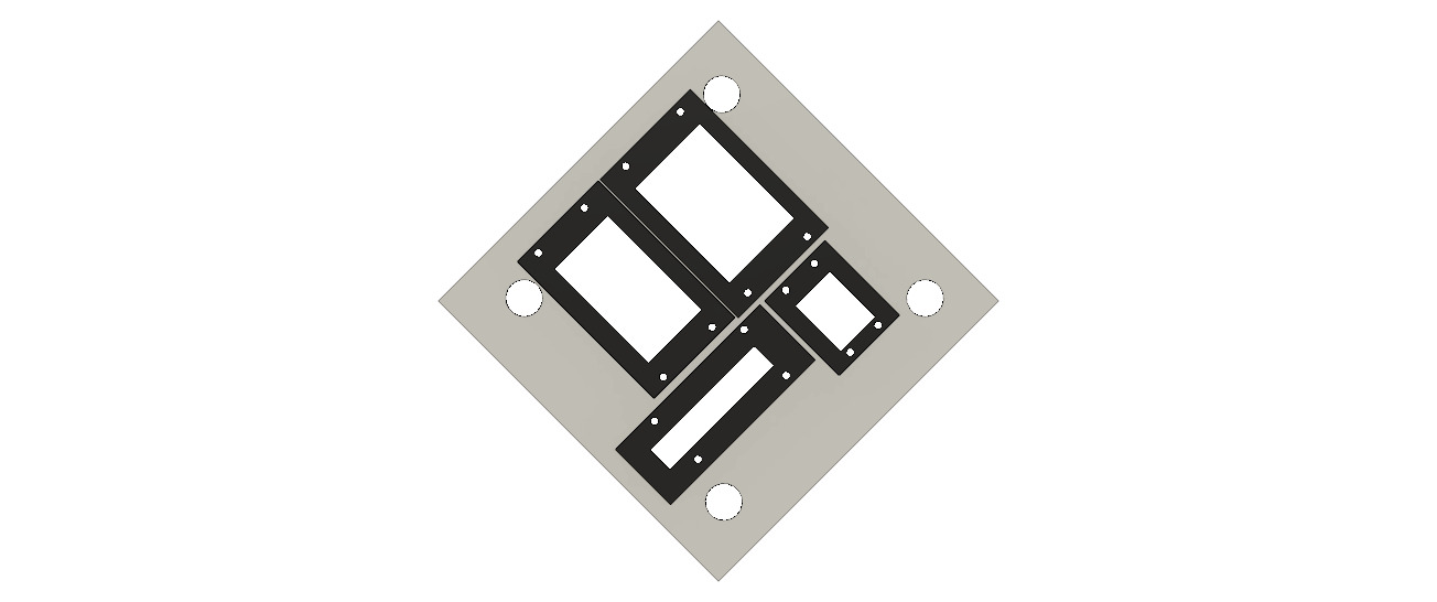 Agricultural Spray Drone chassis 3D print model 3D print model_25