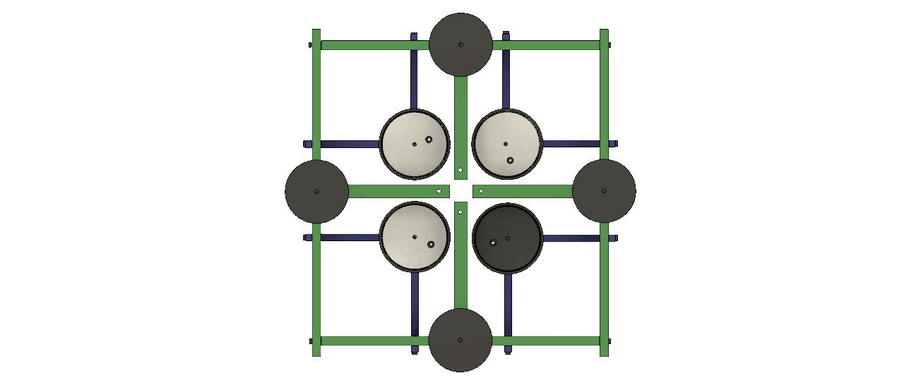 Agricultural Spray Drone chassis 3D print model 3D print model_26