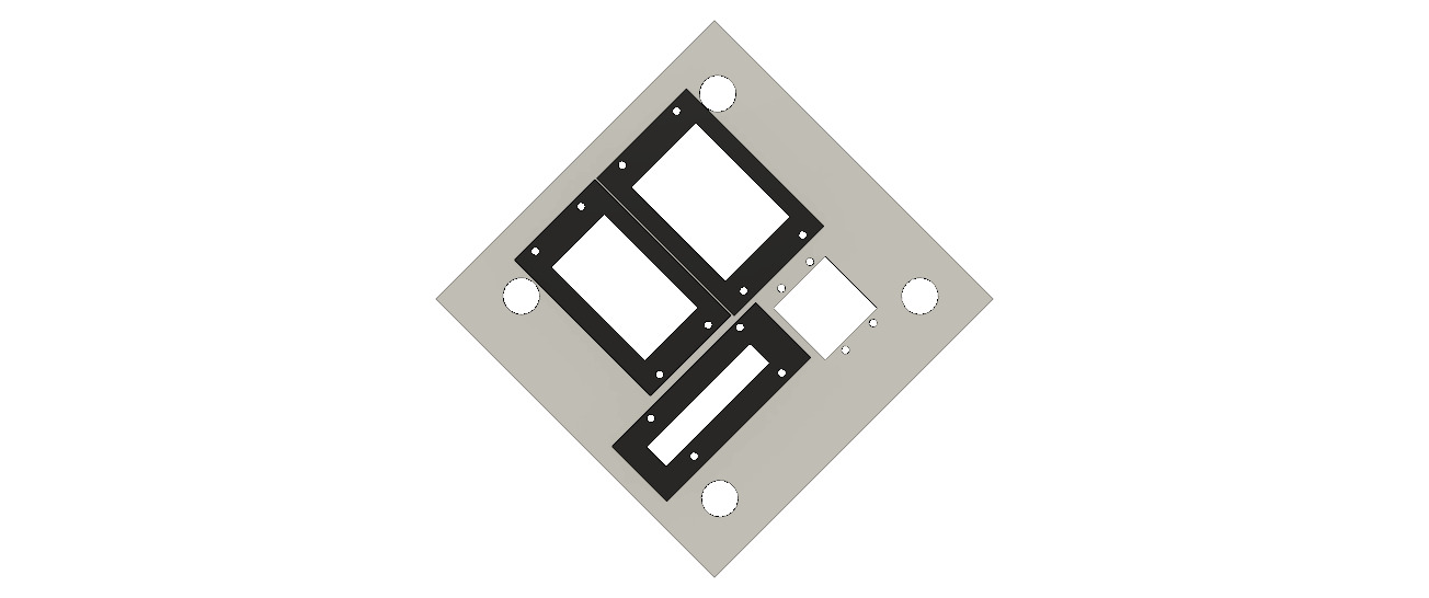 Agricultural Spray Drone chassis 3D print model 3D print model_14
