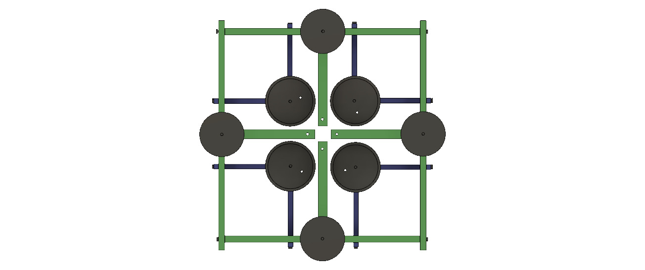 Agricultural Spray Drone chassis 3D print model 3D print model_24